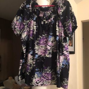 Floral Top 2x 3x